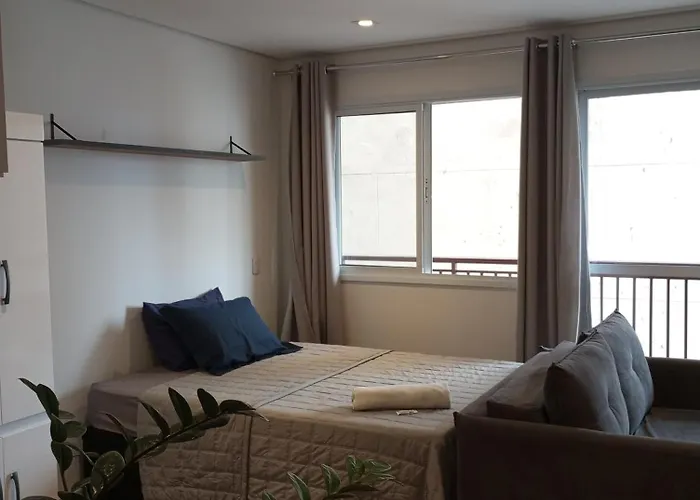 Studio Contemporaneo No Centro De Sao Paulo, Ao Lado Do Metro E 25 De Marco Com Piscina